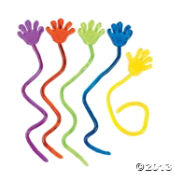 Glitter Sticky Hands<br>72 piece(s)